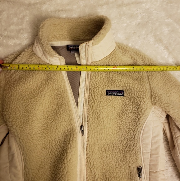 PATAGONIA VTG SYNCHILLA WHITE FLEECE JACKET WOMEN' - Picture 3 of 7